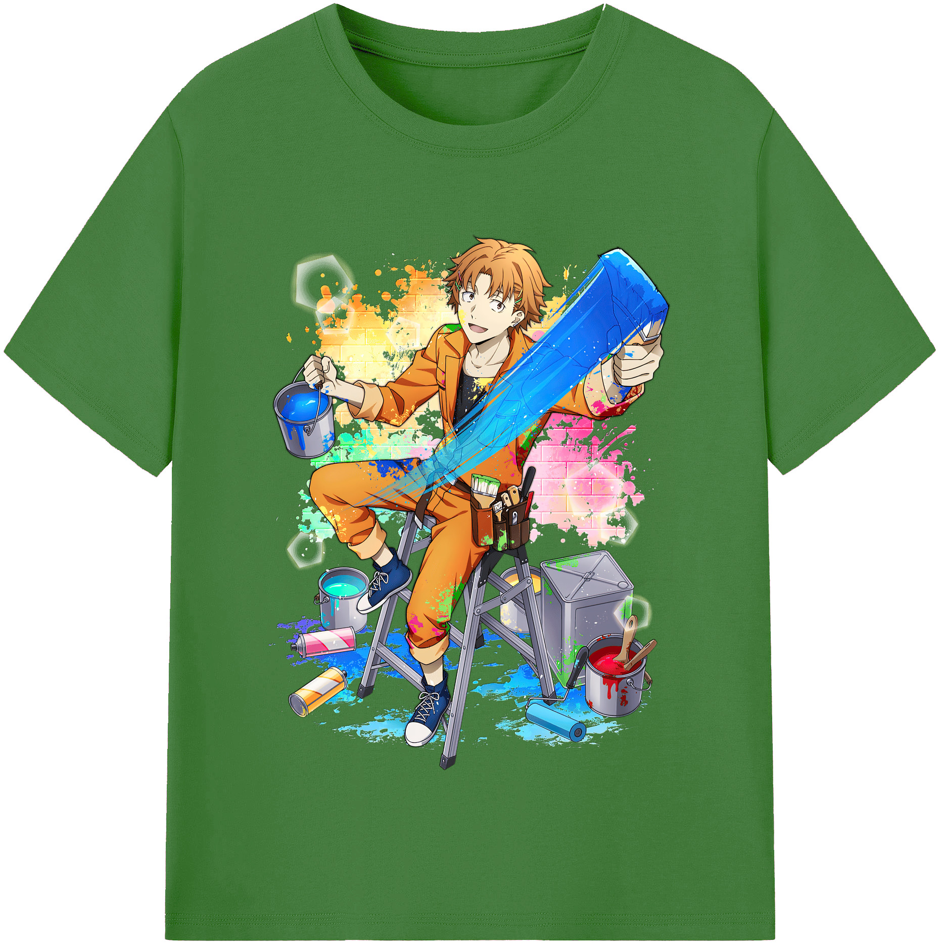 （画像用） 文豪ストレイドッグス Bungo Stray Dogs レディースカジュアルプリントTシャツ（綿100％）